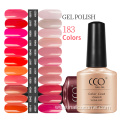 hot selling Amazon 7.3ml 183colors perfect match gel nail polish led